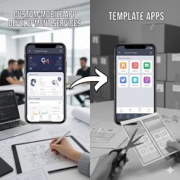Custom Mobile App Development Services vs Template Apps