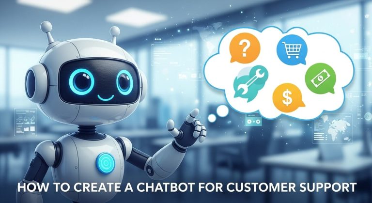 how to create a chatbot for customer support