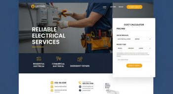 Cost to Make a Website for an Electrician