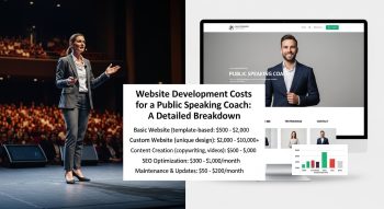 Cost to Create a Website for a Public Speaking Coach