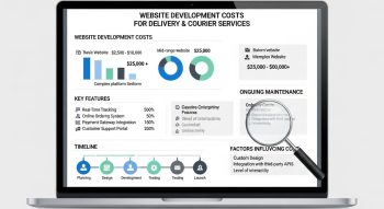 Cost to Make a Website for a Delivery or Courier Service