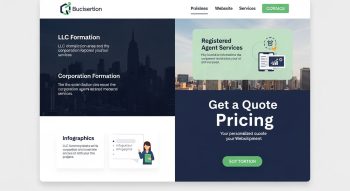 Cost to Create a Website for a Business Formation Service