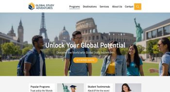 Cost to Create a Website for a Study Abroad Agency