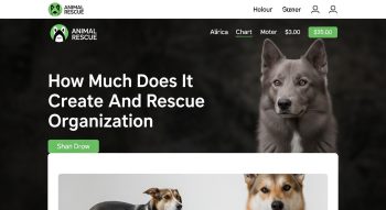 Cost to Create a Website for an Animal Rescue Organization