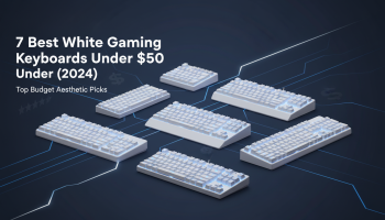 7 Best White Gaming Keyboards Under $50 (2024): Top Budget Aesthetic Picks