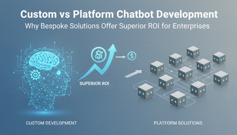 Custom vs Platform Chatbot Development: Why Bespoke Solutions Offer Superior ROI for Enterprises