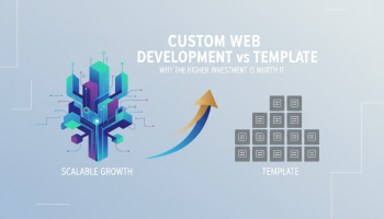Custom Web Development vs Template: Why the Higher Investment is Worth It for Scalable Growth