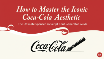 How to Master the Iconic Coca-Cola Aesthetic: The Ultimate Spencerian Script Font Generator Guide