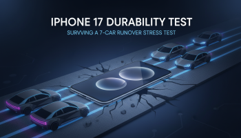 iPhone 17 Durability Test: Surving a 7-Car Runover Stress Test