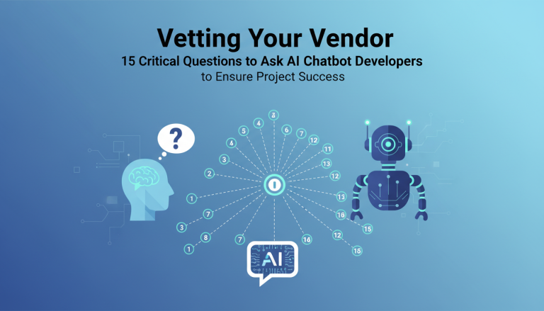 Vetting Your Vendor: 15 Critical questions to ask AI chatbot developers to Ensure Project Success