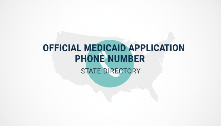 Official Medicaid Application Phone Number: State Directory